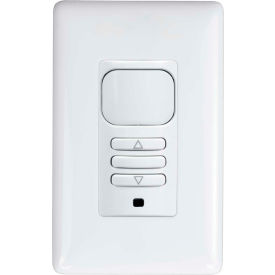 LightHawk PIR Dimming Wall Switch Occupancy Sensor, White