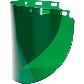 Dark Green Propionate Faceshield Window, 8" X 16-1/2" X .06"T