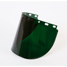 Green Shade 5 Propionate Faceshield Window, 8" X 16-1/2" X .06" Thickness