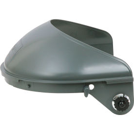 High Performance Faceshield Headgear, 4" Crown, Quick-Lok Mounting Cups