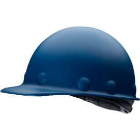 Cap Style P2 Hard Hat, Royal Blue, 8pt-Ratchet Suspension, Fiberglass