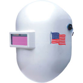 Fibre-Metal Pipeliner 110 Welding Helmet, Fiberglass, Shade 10, Ratchet Headgear