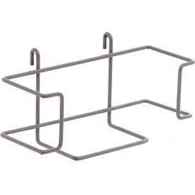 Steel Wire Shelf Horizontal Single Box Glove Holder 4-3/4"L x 10.5"H x 7"H Gray