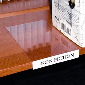 Label Holder, Moveable Shelf, Clear