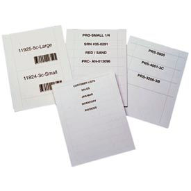 Laser Insert Sheets, Letter - 3-3/4" x 8" (100 pcs/pkg)