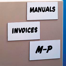 Magnetic Write-On Label, 3" x 4" (25 pcs/pkg)