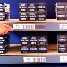 1-1/2" x 6" Clear Magnetic Label Holders (12 pcs/pkg)