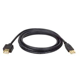 USB 2.0 Hi-Speed Extension Cable (A M/F), 6-ft.