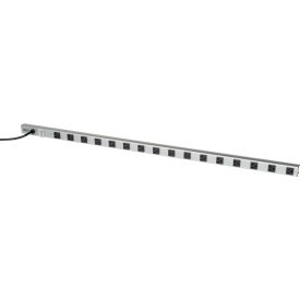 Industrial Surge Protected Power Strip, 16 Outlets, 15A, 450 Joules, 15' Cord