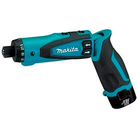 7.2v Lithium-Ion Cordless 1/4" Hex Driver-Drill Kit w/ Auto-Stop Clutch