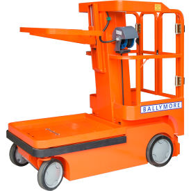 Multi-Function Merchandise Lift with Shelf, Safety Orange