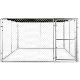 Dog Kennel Shade Cover, 10'W x 10'L, Black