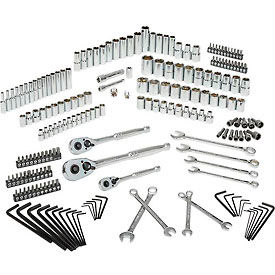 201 Piece 1/4", 3/8", & 1/2" Drive Mechanics Tool Set
