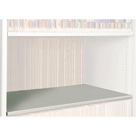 Rotary File Cabinet Components, Letter Depth Flat Shelf, Bone White