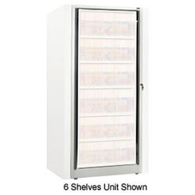Rotary File Cabinet Components, Base Adder Unit, Legal, 8-High, Bone White