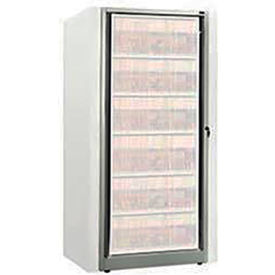 Rotary File Cabinet Components, Base Starter Unit, Letter, 8-High, Bone White
