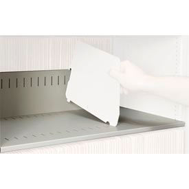 Rotary File Cabinet Components, Slotted Shelf, Legal Depth, Bone White