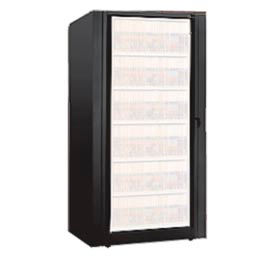 Rotary File Cabinet Components, Base Starter Unit, Legal, 6-High, Black