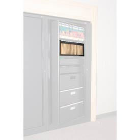 Rotary File Cabinet Components, Legal Depth Hanging Folder Drawer, Black