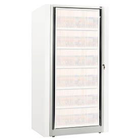 Rotary File Cabinet Components, Base Adder Unit, Legal, 6-High, Bone White