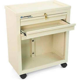 Classic 3-Drawer Medical Bedside Cart, Key Lock