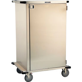 Single Door Stainless Steel Case Cart, 36"L x 29"W x 54"H