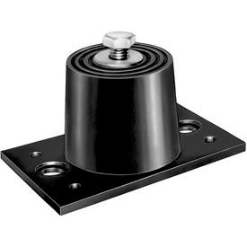 Neoprene Floor Mount Vibration Isolator - 3-7/8"L x 2-5/16"W x 1-7/8"H White