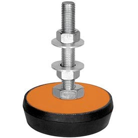 Neoprene Machinery Leveling Mount - 3-3/8"L x 3-3/8"W x 1"H
