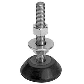 Neoprene Leveling Mount with Leveling Stud - White