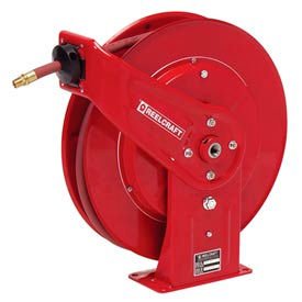 3/8" x 50' 300 PSI Heavy Duty Spring Retractable Low Pressure Hose Reel