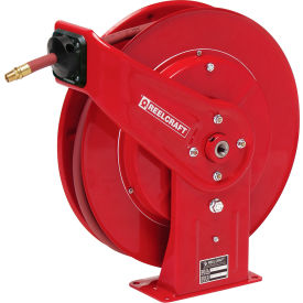 3/8"x70' 300 PSI Heavy Duty Spring Retractable Low Pressure Hose Reel