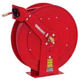 3/8"x100' 300 PSI Spring Retractable Dual Pedestal Hose Reel
