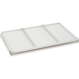 FiFo Flow Rack Additional Steel Shelf, 51-4/7"W x 31-3/50"D x 2-1/20"H,485 Lb. Cap.-Gray