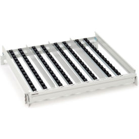 FiFo Flow Rack ESD Roller Top, 33-27/50"W x 30-4/25"D x 4-10/77"H - Gray