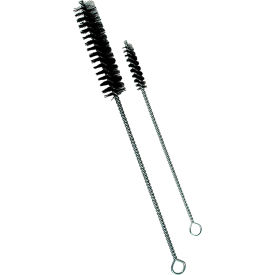 42"L Tube Cleaning Brush w/ 3/4" Dia. Nylon Brush & Stainless Steel Handle
