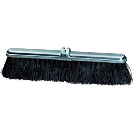 Push Broom Head with Synthetic Palmyra Bristle and Steel Frame