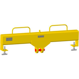 Single Hook Forklift Beam, 36" Spread, 5000 Lbs. Capacity