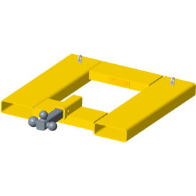 Trailer Spotter with 3-Way Ball for 30"L Forks - 600 Lb. Capacity