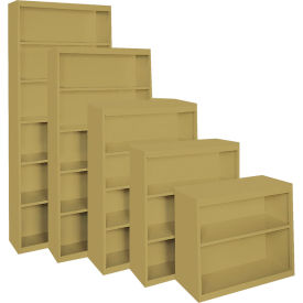 All-Welded Bookcase, 36"Wx13"Dx30"H, Tropic Sand