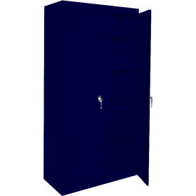 Magnum Series Storage Cabinet, 36"W x 24"D x 78"H, Navy, All-Welded