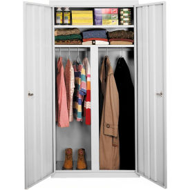 All-Welded Wardrobe Cabinet, 36"Wx24"Dx72"H, White