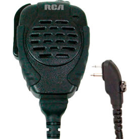 Police Style Rubberized Speaker Mic with Screw in Connector, Heavy Duty