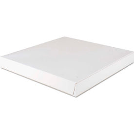 Paperboard Pizza Boxes, 16W" x 16"D x 1-7/8"H, White, 100/Carton