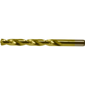 Chicago-Latrobe Cobalt Heavy-Duty TiN 135 Split Point Jobber Length Drill