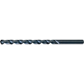 5/16 18In OAL HSS Heavy-Duty Steam Oxide 118 K-Notched Point Extra Length Drill