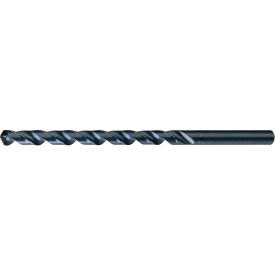 13/32 12In OAL HSS Heavy-Duty Steam Oxide 118 K-Notched Point Extra Length Drill