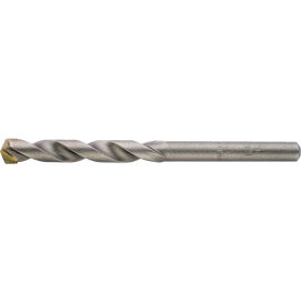 3/8 4In OAL HSS Heavy-Duty Sand Blasted 118 Point Carbide-Tipped Masonry Drill