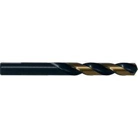 3/32 HSS H.D.Black & Gold 135 Split Point 3-Flatted shank Mechanics Length Drill