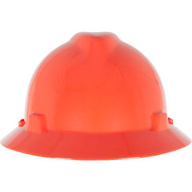 V-Gard Slotted Full-Brim Hat With Staz-On Suspension, Orange