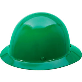 Protective Hat With Staz-On Suspension, Standard, Green